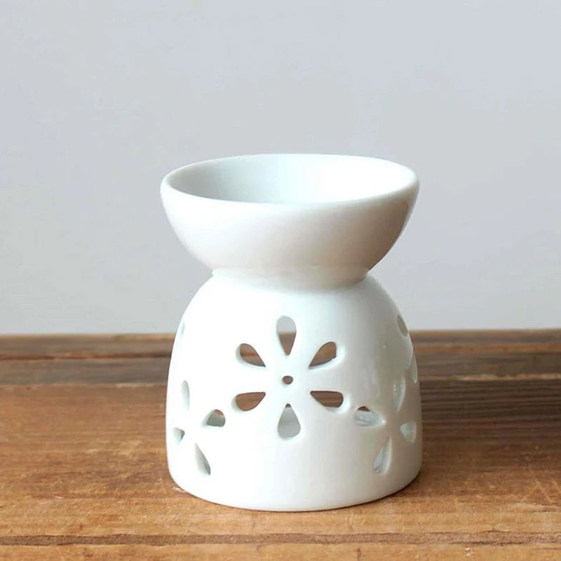 diffuseur huiles essentielles blanc motif floral minimaliste artisanal chambre decoration erotique
