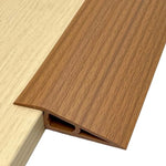 profil seuil pvc adhésif aspect bois moderne gris marron clair beige 1m longueur