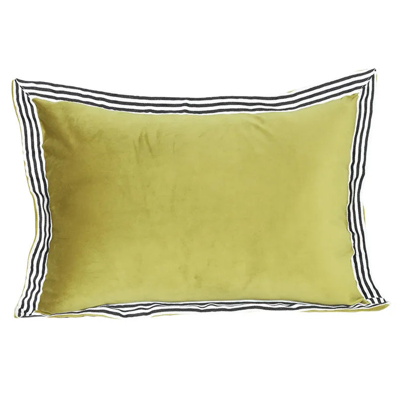taie d'oreiller jacquard animal compagnie beige marron vert olive contemporain polyester respectueux environnement oblong