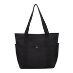 sac main blanc motif personnage rose fermeture eclair poignees detachables casual