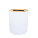 ensemble salle bain bambou distributeur savon porte brosse dents porte savon tasse noir