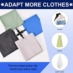 attache vêtements clips plastique utilitaires fonctionnels couleur beige vert bleu gris rose blanc noir
