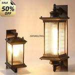 lampe murale vintage noire éclairage quotidien classique texture métallique finition lisse étanche led 90