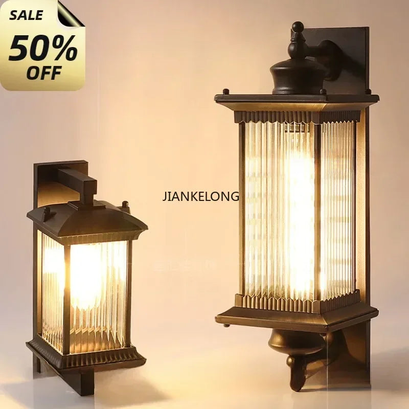 lampe murale vintage noire éclairage quotidien classique texture métallique finition lisse étanche led 90