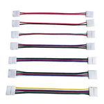 ruban led broches 10 pieces noir blanc rouge vert bleu adhésif 8mm 10mm moderne