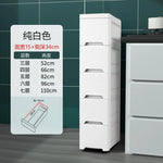 meuble tiroirs blanc moderne roues salle bain cuisine niveaux multifonctionnels