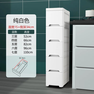 meuble tiroirs blanc moderne roues salle bain cuisine niveaux multifonctionnels