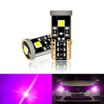 ampoules led t10 w5w blanc bleu rouge violet vert super lumineuses modernes haute qualité