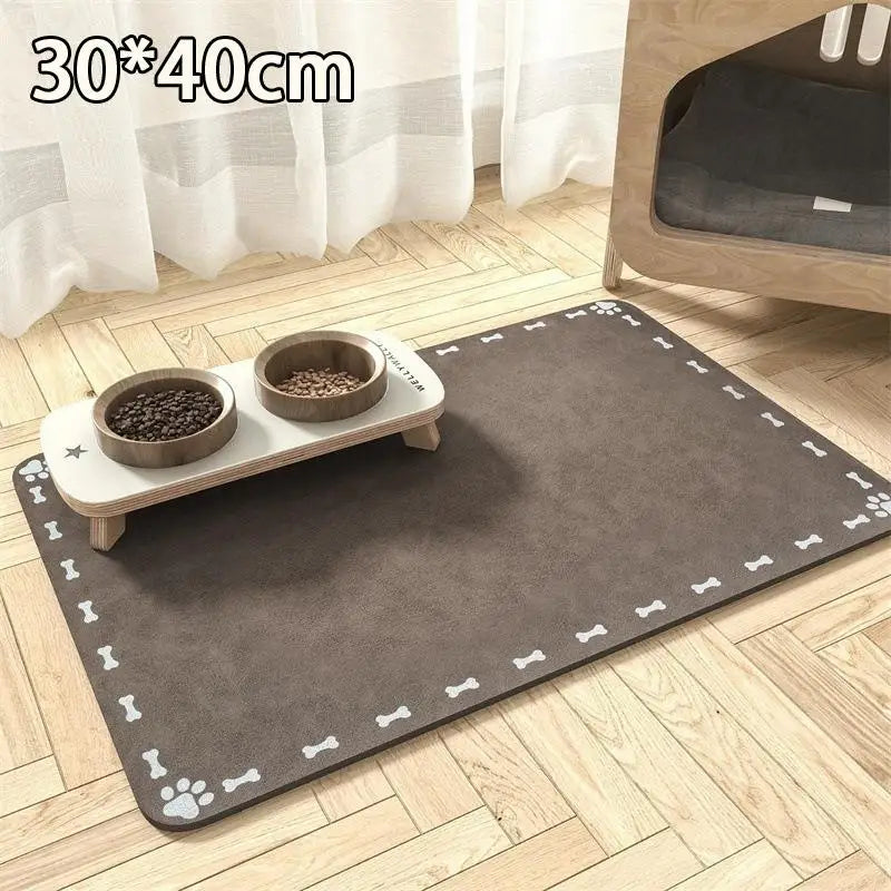 tapis animal motif os blanc texture douce moderne gris clair gris foncé absorbant rapide