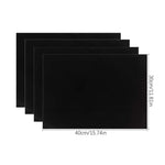tapis four antiadhésif teflon résistant chaleur noir moderne 40x33cm 58x41cmversible