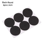 protecteurs sol adhésifs mousse eva tissu géométrique noir marron blanc anti glisse rond carré