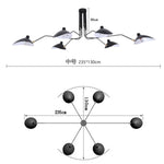 lampe suspension moderne noire dorée fixations vis incluant ampoule câble électrique