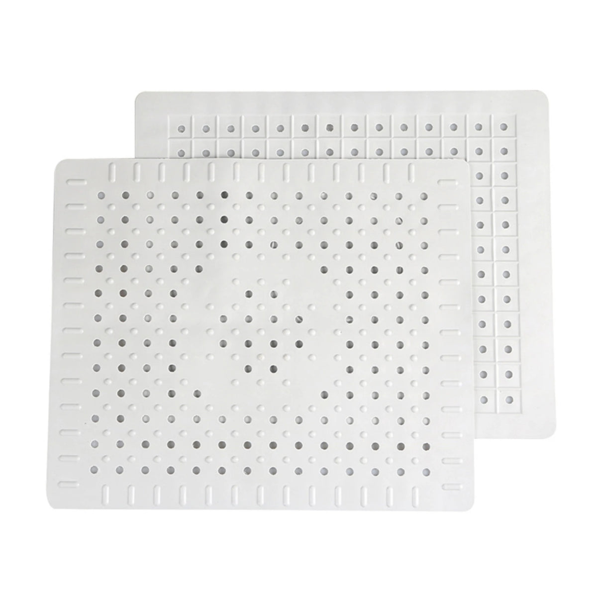 tapis bassin blanc perforé moderne antidérapant respectueux environnement adhésif caoutchouc cuisine