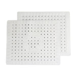 tapis bassin blanc perforé moderne antidérapant respectueux environnement adhésif caoutchouc cuisine