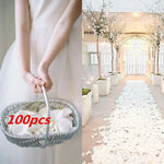 décoration mariage pétale soie multicolore intérieur anniversaire fêtes prénuptiale engagement