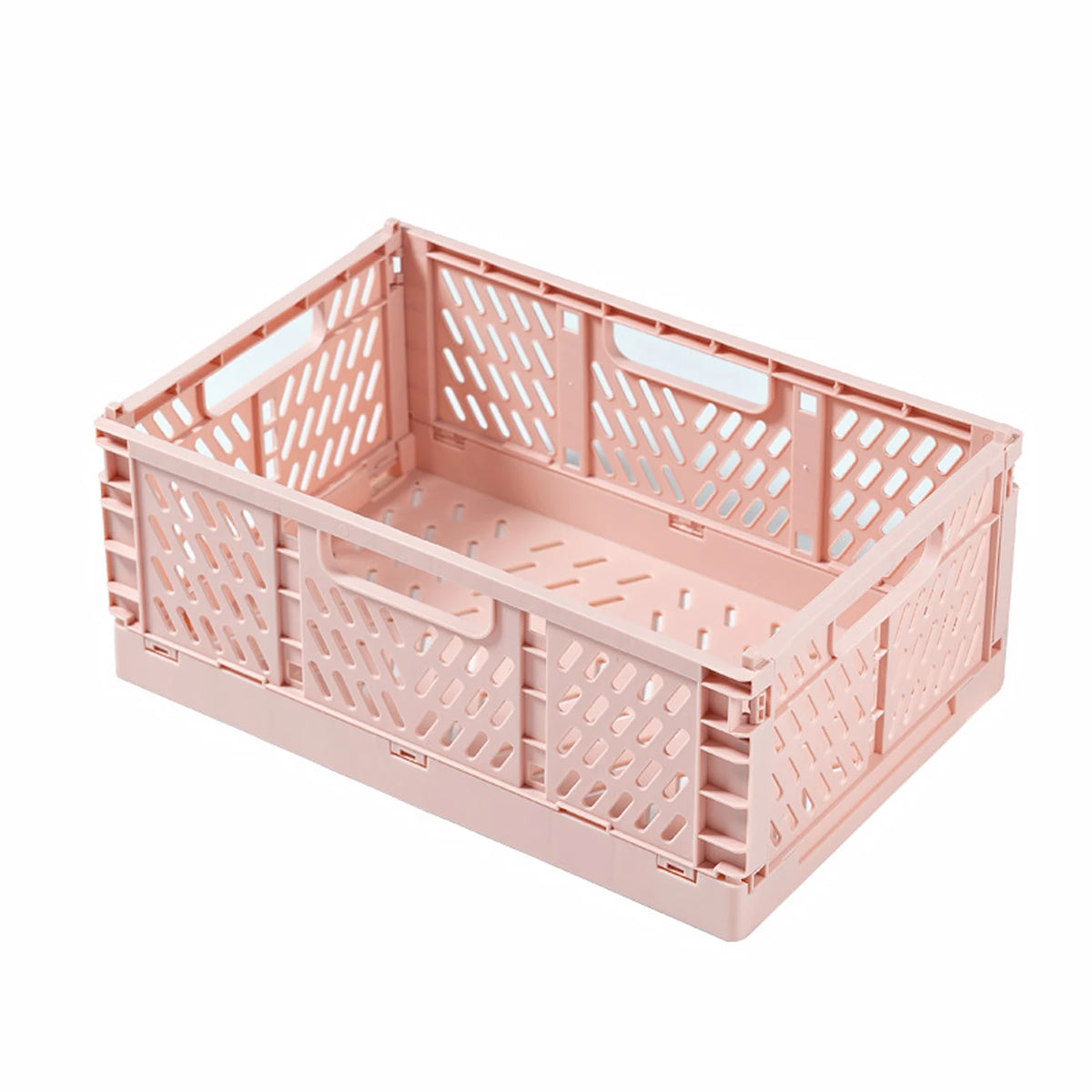 panier rangement pliable perforé moderne jaune vert bleu rose blanc respectueux environnement