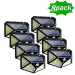 lumière solaire led capteur mouvement ip65 protection moderne noire quadrilléeextérieur autonomepas cher camping jardin
