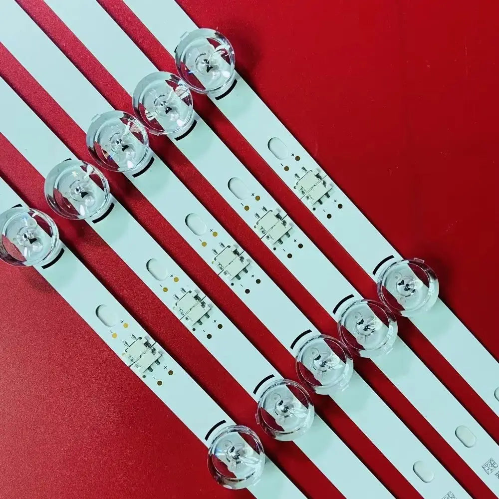 bande led blanc connecteur moderne éclairage téléviseur 975mm fixations inclusées