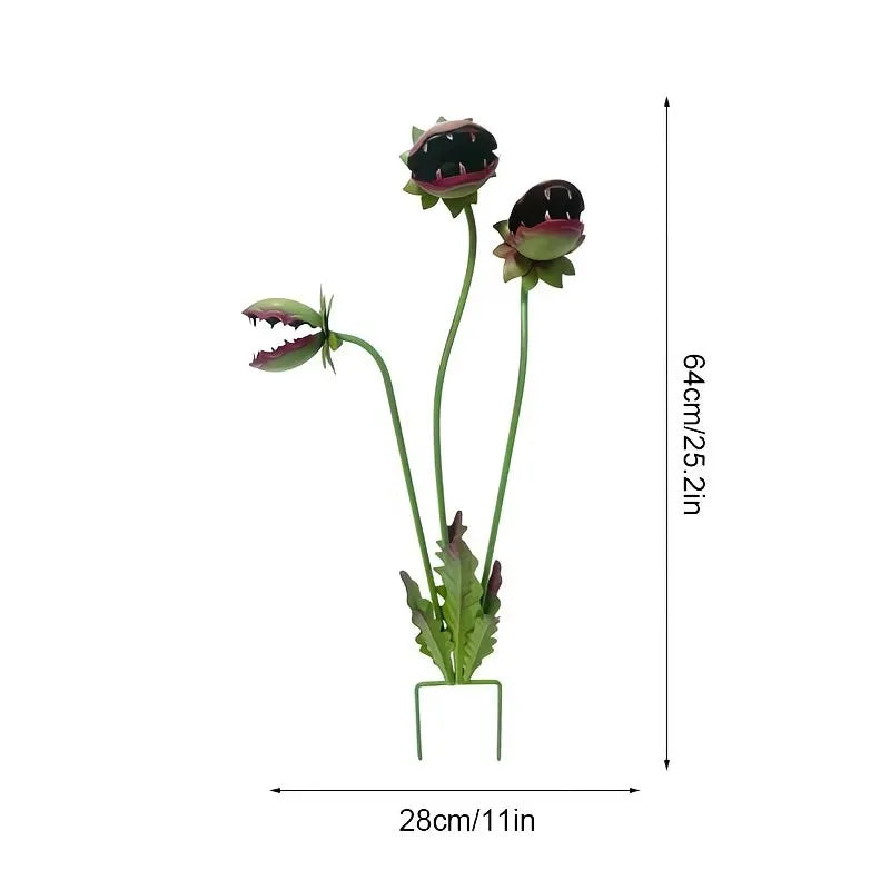 plantes artificielles fleurs dents feuilles vert rouge moderne designextérieur jardin festival