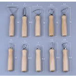outils couture traditionnels anneau métallique bois naturel métal argenté set broderie tricotage artisanal