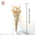 bouquet fleurs séchées naturel rustique vase verre coeur métal noir