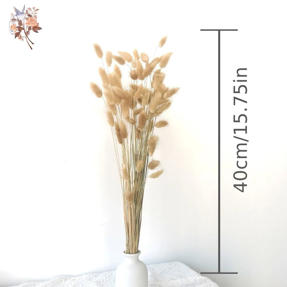 bouquet fleurs séchées naturel rustique vase verre coeur métal noir