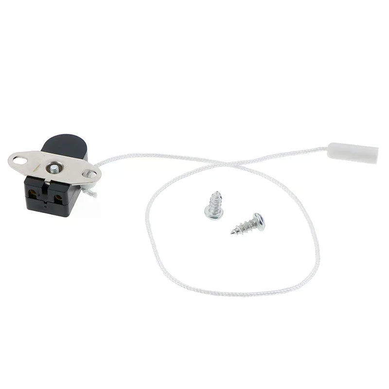 interrupteur commutateur noir cordelette blanche moderne deux vis fixations chambre salon