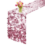 chemin table roses solides opaques decoratif maison festive mariage printemps pâques rustic