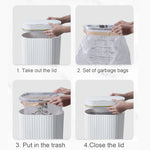 Comparaison des tailles 7L 9L 15L de poubelles automatiques