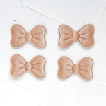 rubans forme nœud velours rouge beige rose pâle bordeaux marron classiques bijoux cheveux DIY