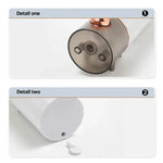 distributeur savon liquide vert foncé blanc moderne fixation murale poignée bouchon remplissage 450ml doré
