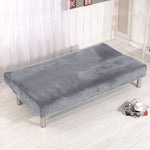 housse canapé velours gris extensible canapé lit futon moderne lavable amovible