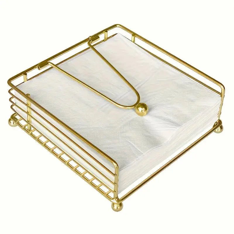support serviettes moderne noir sans motif opacité salle manger cuisine restaurant distribiteur serviettes plates