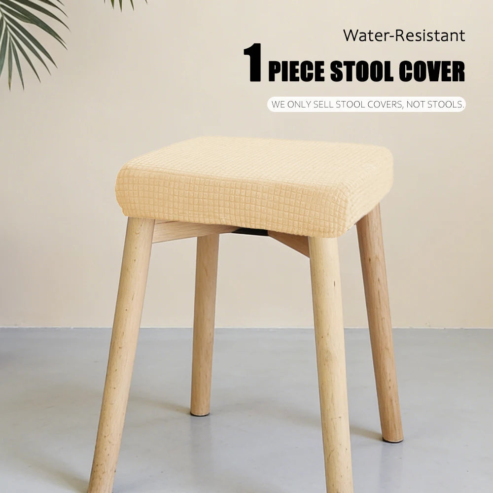 housse chaise moderne tissu carreaux gris élastique protection siège banquet mariage