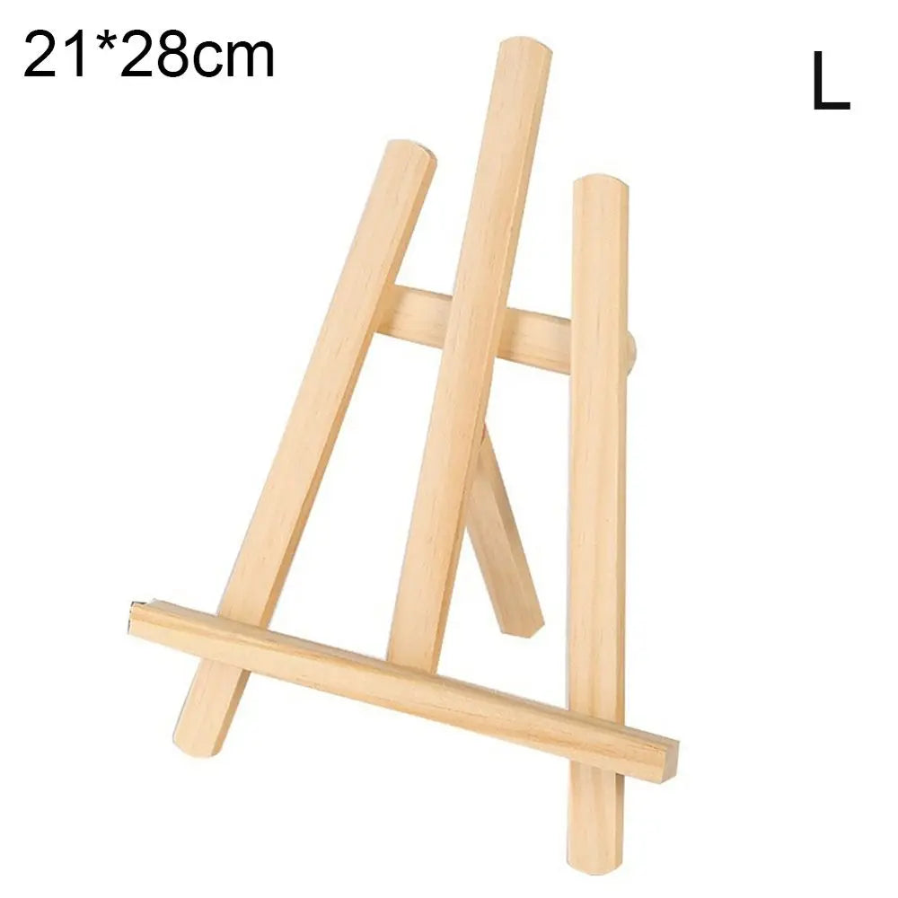 chevalet peinture bois minimaliste support tableau exposition stand étagère dessin simple présentoir