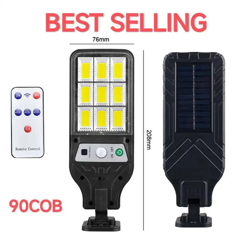 lumière solaire led moderne noire télécommande incluse facile