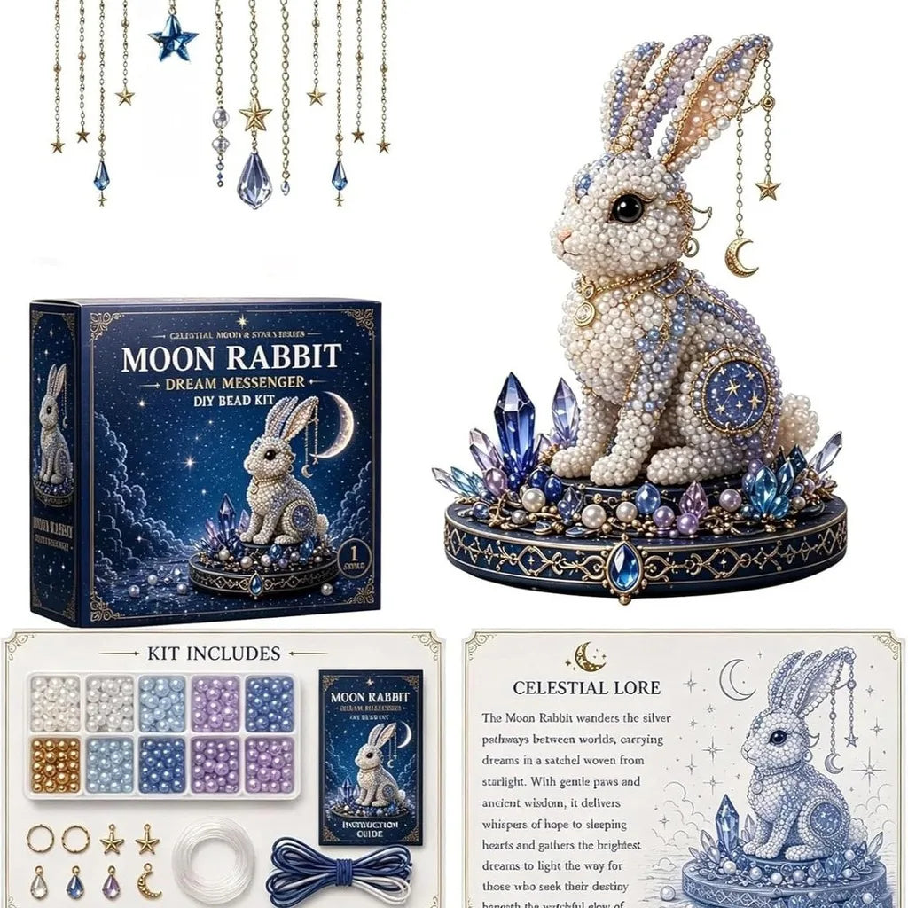 sculptures animaux hibou cerf renard lapin lune papillon cristaux boîtes