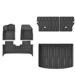 tapis sol voiture noir rayures horizontales moderne BYD ATTO3 tapis avant arrière coffre imperméable