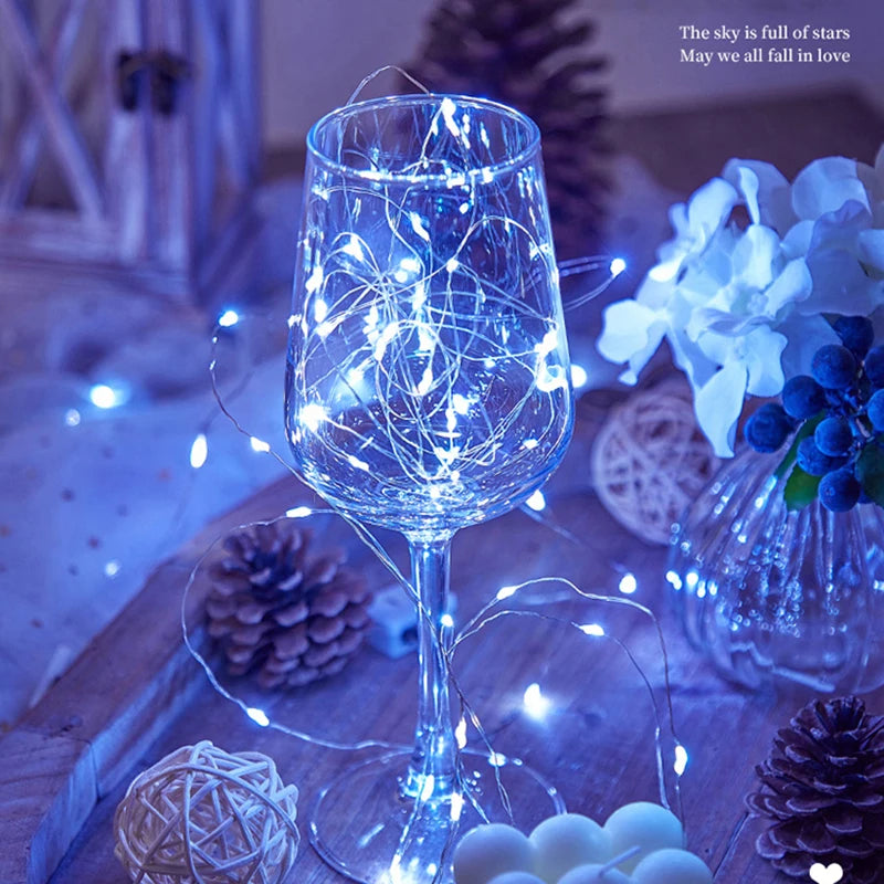 guirlande lumineuse led multicolore blanc blanc chaud bleu moderne clips télécommande modes timer