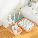 boîtes rangement blanc gris bleu rose modernes empilables lisses opaques cosmétiques bijoux