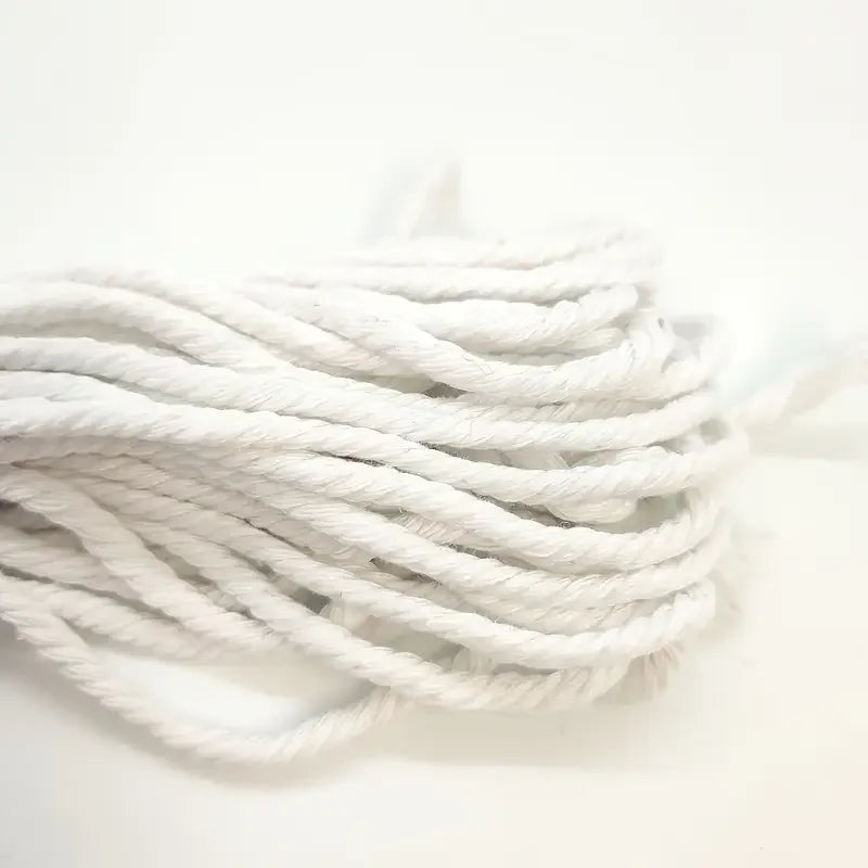 fil macramé coton multicolore artisanal 20m texture tissée bohème decoration vêtement textile maison couture