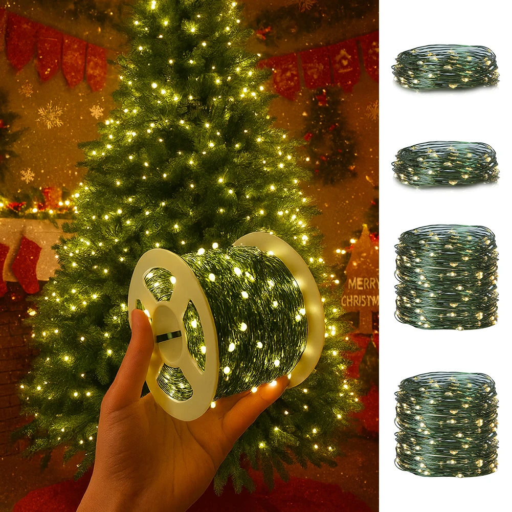 guirlande led rgb moderne blanc chaud multicolore 10m 20m adressable decoration chambre fete mariage