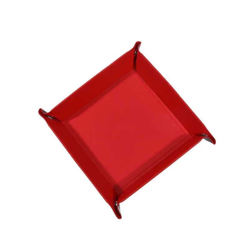 plateau jeu pliable rouge vert bleu moderne velours noir marron violet