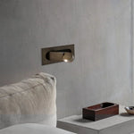 lampe murale led moderne minimaliste bronze gris clair éclairage chambre étude