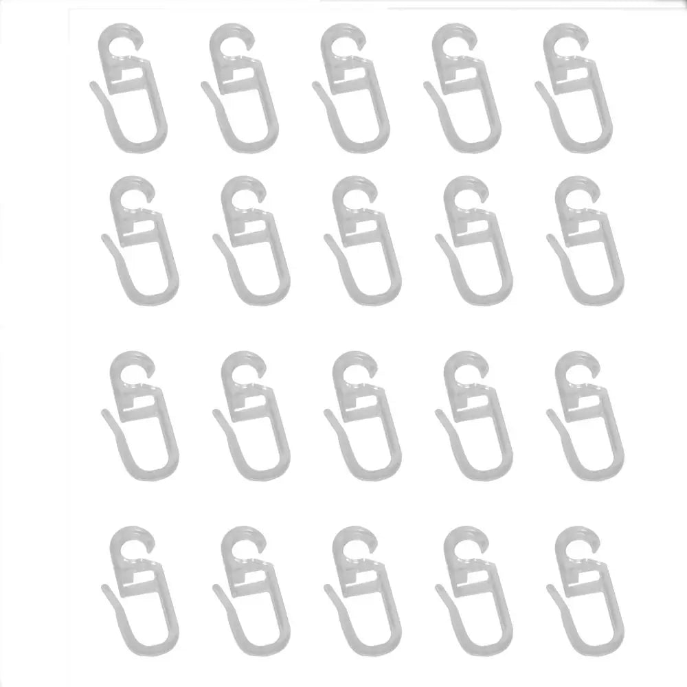 crochet moderne transparent fixations rideau polonais accessoires voies uni durable