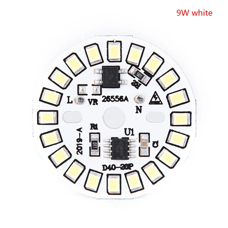 plaque led circulaire diodes blanc modernes technologie 28mm 35mm 40mm 44mm 48mm