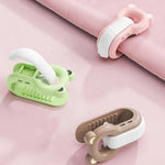 clips draps forme ours animé mignon vert rose marron élastique dentés famille chambre