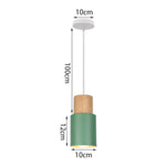 suspension lumineuse moderne vert conique câble suspendu salon chambrehôtel