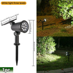 spot lumineux solaire led rgb réglable moderne noir texturé imperméable ip65extérieur jardin piscine
