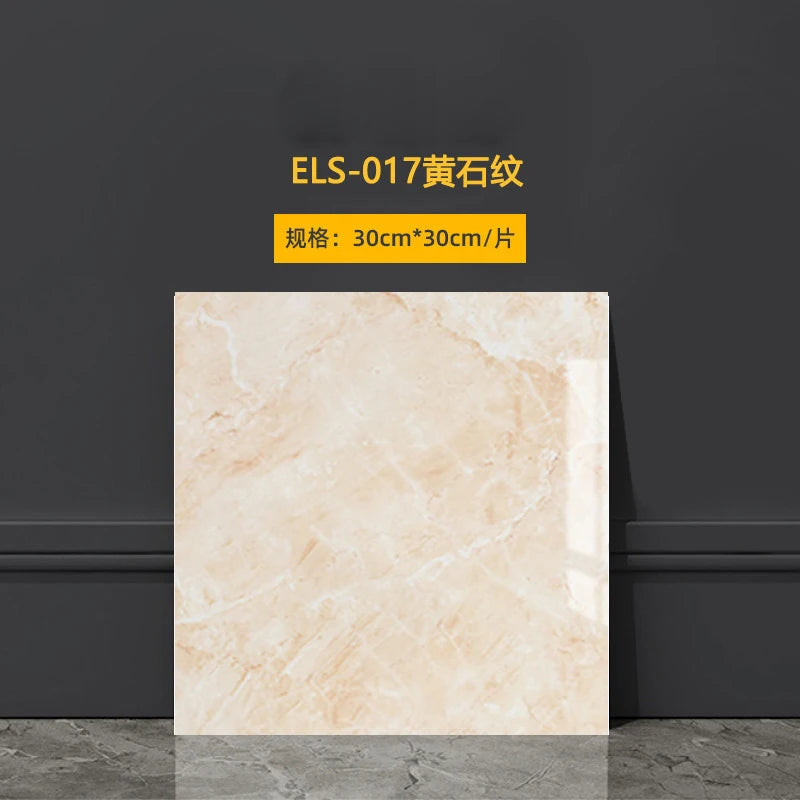 panneau décoratif marbre moderne adhésif imperméable résistant humidité noir gris beige blanc 30x30cm
